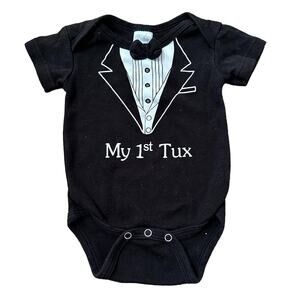 My First Tux onesie bodysuit, size 0-6 months